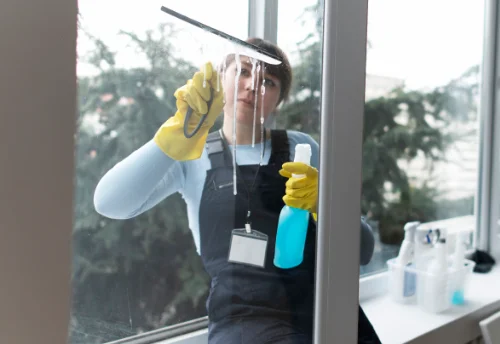 Nettoyage de vitres intérieures et extérieures à Caulnes